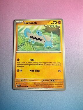 barboach - 050/091 (common) — pokemon: paldean fates